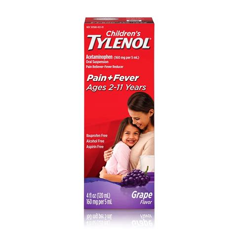 Childrens Tylenol Childrens Tylenol Oral Suspension Grape Shop