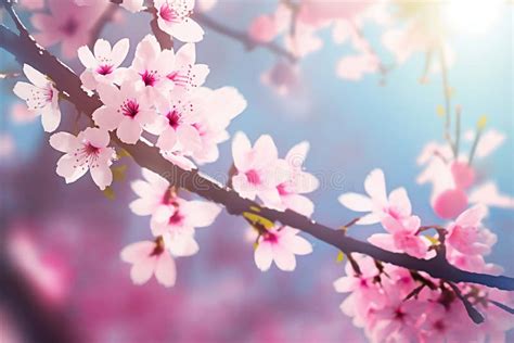 Cherry Blossom Generated By Ai Stock Illustration Illustration Of