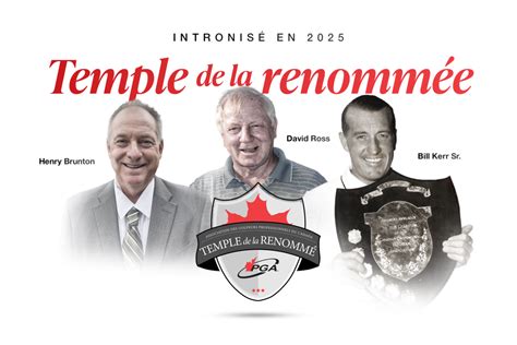 Henry Brunton David Ross et Bill Kerr Sr seront intronisés au Temple