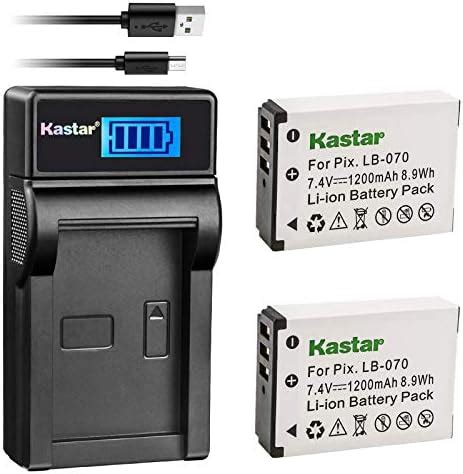 Amazon Kastar Pack Battery Lcd Usb Charger For Kodak Lb