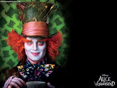 Johnny Depp Wallpaper - alice in wonderland wallpaper - alice-in-wonderland-2010 Wallpaper Alice ...