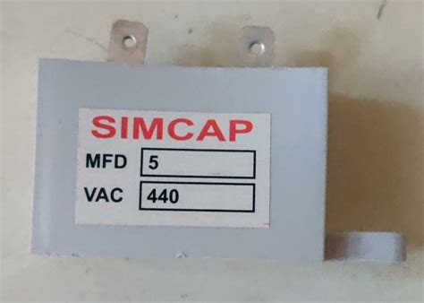 2 5 MFD 440 VAC Simcap Box Type Square Capacitor For Power At Best