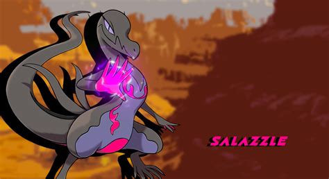 Download Pokémon Salazzle Poison Hand Wallpaper