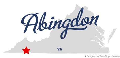 Map of Abingdon, VA, Virginia