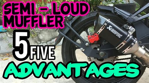 5 Advantages Of Semi Loud Muffler WALANG HULI KAHIT LTO YouTube