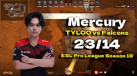 Cs Pov Tyloo Mercury Vs Falcons Mirage Esl Pro League Season