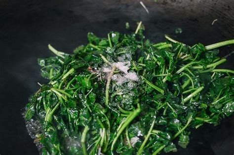 Stir Fried Watercress A Healthy Leafy Green Vegetable The Woks Of Life