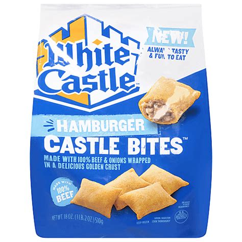 White Castle Castle Bites Hamburger 18 Oz Frozen Foods Sullivans