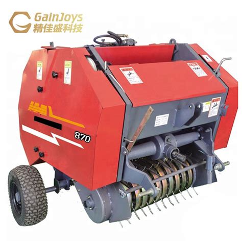 Gainjoys Hay And Straw Baling Machine Grass Baler Mini Round Hay Baler