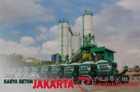 Karya Beton Jakarta Ready Mix Terdekat