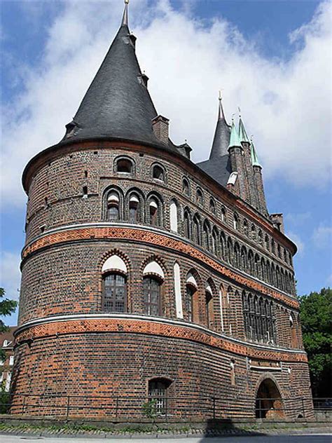 Holstentor Holstentor Porte De Holstein Lübeck Hambourg Et Le