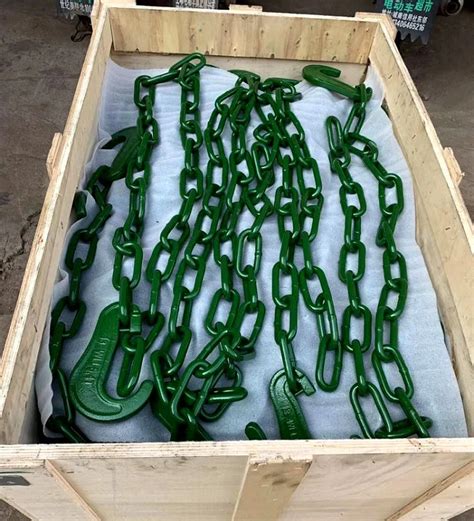 Factory Supplier Grade 80 13mm Alloy Lashing Chain With J C Type Hook