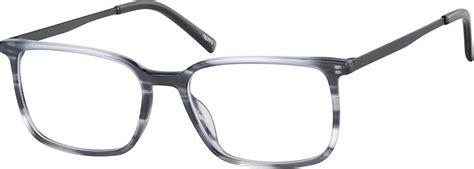 Zenni Rectangle Prescription Eyeglasses Gray Tortoiseshell In 2020 Eyeglasses Glasses Grey