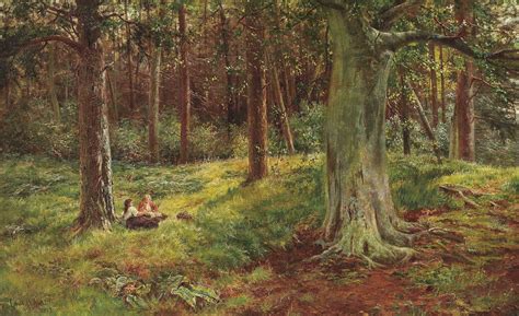 Louis Bosworth Hurt 1856 1929 In The Wood Christies