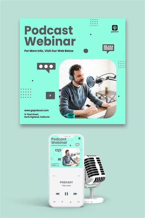 Podcast Webinar Business Podcast Podcast Cover Art Social Media