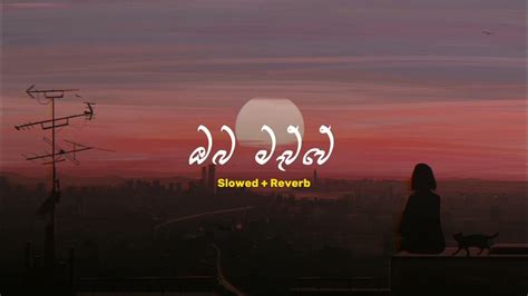 Oba Mawwe ඔබ මැව්වේ Slowed Reverb Pasiya Vibes Youtube