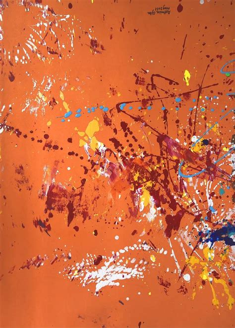 Celebrating India Saffron Painting By Aatmica Ojha Saatchi Art