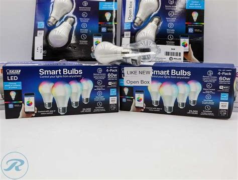 (2) Feit Electric enhance LED 60w Replacement Light Bulbs 6 Packs, Soft ...