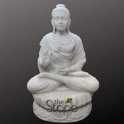 Marble Buddha Statue For Home Ft Buy Now The Stone Studio