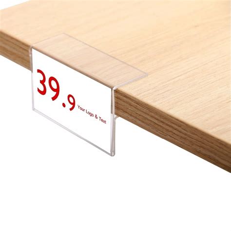 Acryl Plank Teken Frame Clips Label Prijskaartje Display Pop Label