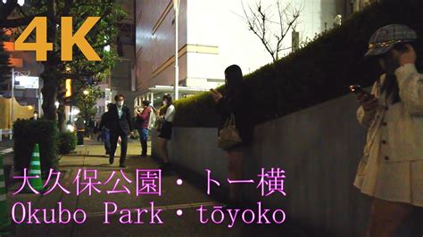 【4k】tokyo Night Walk Okubo Park・tōyoko💖夜の大久保公園・トー横を散歩 Youtube