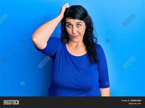 Plus Size Brunette Image Photo Free Trial Bigstock