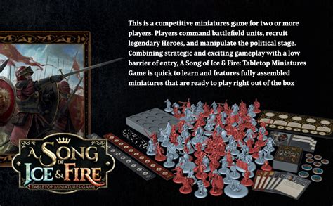 A Song Of Ice And Fire Game Baratheon Starter Set Strategy Game For