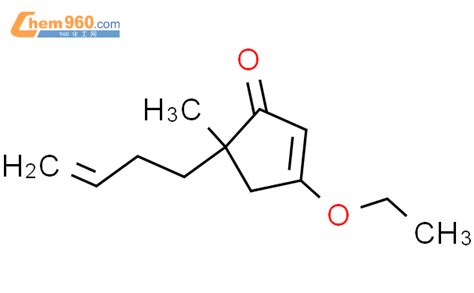 596109 27 2 2 CYCLOPENTEN 1 ONE 5 3 BUTENYL 3 ETHOXY 5 METHYL 化学式结构