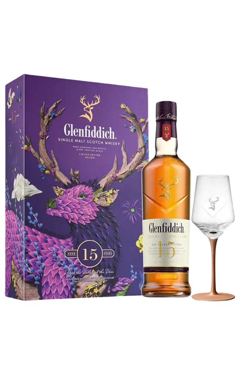 Glenfiddich 15 Year Old Chinese New Year T Pack With 2 Glasses