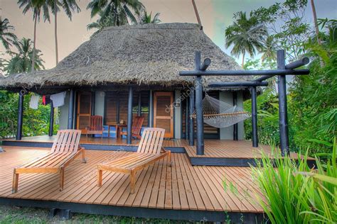 Tropical hut, Fiji, HDR — Stock Photo © ajalbert #2495384