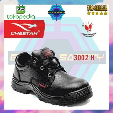 Jual SEPATU SAFETY CHEETAH 3002 H ORIGINAL SAFETY SHOES CHEETAH 3002H