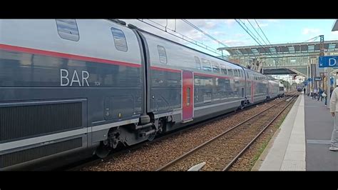 Sncf Arriv D Un Tgv Inou N Arriv D Une Z Transilien En