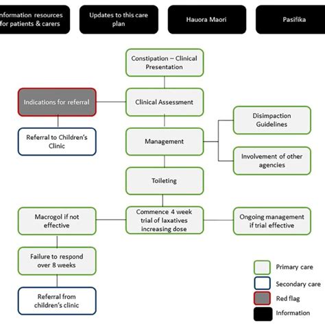 A New Zealand Example Of A Paediatric Constipation Care Plan Download Scientific Diagram