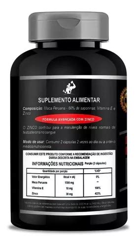 Maca Peruana Hardcore Zinco Mg Disposi O C Ps Venda Em