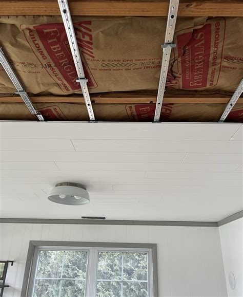 How To Replace A Drop Ceiling The Lilypad Cottage