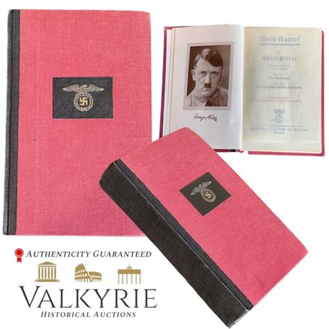 Adolf Hitler Mein Kampf Red Cover Rare Binding 1936 In United