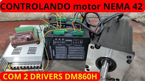 Como Ligar Motor De Passo Nema Driver Dm H Prepara O Do