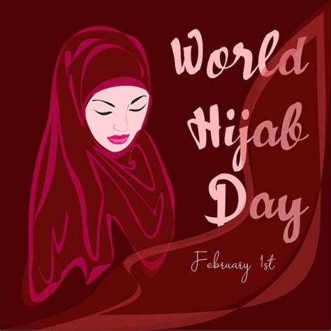 Premium Vector World Hijab Day On February 1 International Day