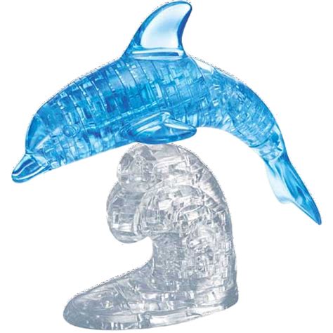 3D Crystal Puzzle Deluxe - Dolphin (Blue) | 3D Crystal Puzzles | Puzzle ...