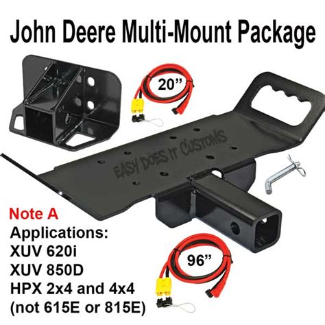 John Deere Hpx Xuv 620i Xuv 850d Winch Mount Package Easy Does It