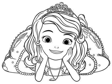 Coloriage Princesse Sofia Imprimer Sur Coloriageenfant