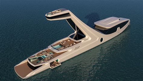 Over-the-Top Superyacht Concept Would Cost Half a Billion Dollars to ...