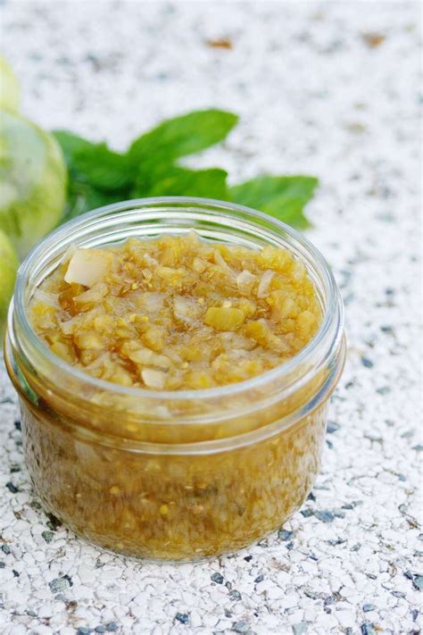 Slow Cooker Green Tomato Chutney - Easy Peasy Slow Cook