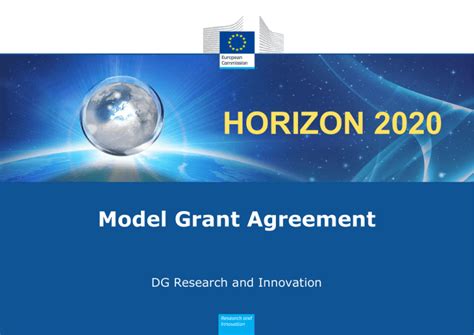 Horizon Model Grant Agreement