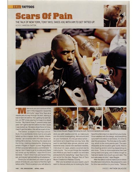 Rap Style Archeology | XXL Magazine (April 2005) Scars of Pain