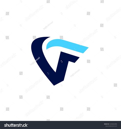 Vf Logo Design Vector Sign Template Stock Vector (Royalty Free ...