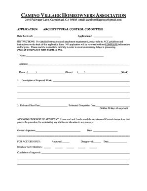 Fillable Online Arch Application Form 2013 PDF Fax Email Print