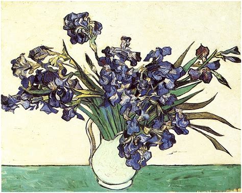 Still Life Vase With Irises By Vincent Van Gogh