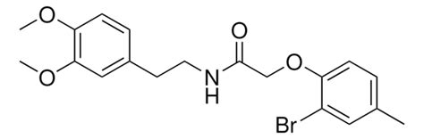 2 2 BROMO 4 METHYLPHENOXY N 2 3 4 DIMETHOXYPHENYL ETHYL ACETAMIDE