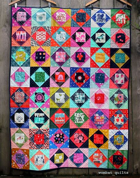 Finished Quilts Wombat Quilts Quilts Quilt Blocks Scrap Quilts